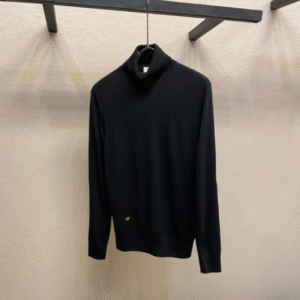 디올 꿀벌 자수 터틀넥 울 스웨터 니트