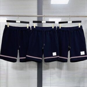 톰브라운 2025 네임택 언더스트라이프 스웻 팬츠 반바지 바지