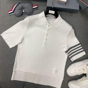 톰브라운 와플 4선 반팔 카라 (남녀공용)