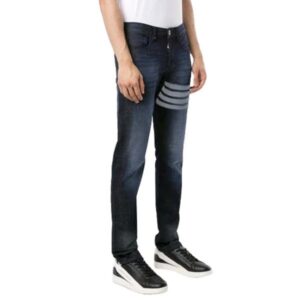 톰브라운 4-BAR 도그 자수 데님팬츠