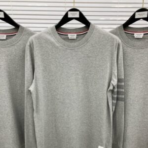 톰브라운 컬러웨이 블루 스트라이프 긴팔 티셔츠