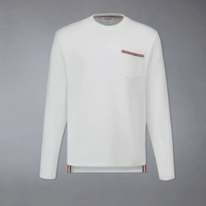 톰브라운 오버사이즈 크루넥 스웨트 티셔츠