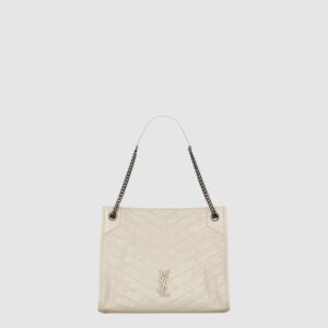 생로랑 빈티지 가죽 소재 NIKI 쇼핑백 577999