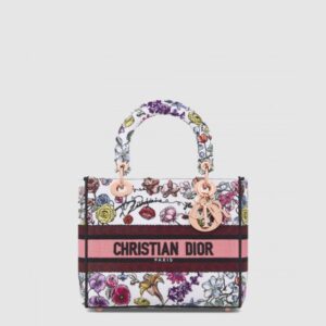 디올 레이디백 디라이트 미듐 M0565