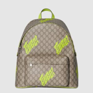 구찌 중간 크기의 프린트 백팩 834466