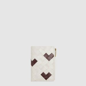 보테가베네타 미디움 인트레치아토 양면 지갑 749940