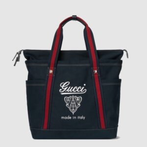 구찌 프린트 캔버스 라지 토트백 816863