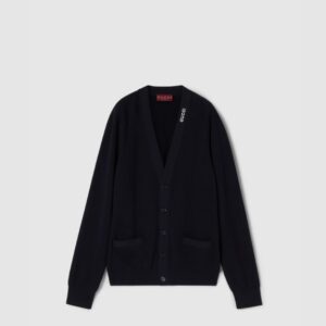 구찌 인타르시아 실크 코튼 가디건 814990