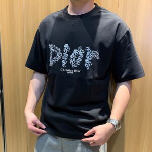 디올 오트 쿠튀르 원단 반팔 티셔츠