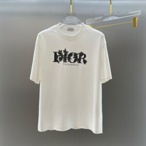디올 오트 쿠튀르 원단 반팔 티셔츠