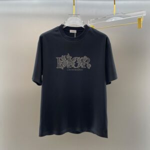 디올 오트 쿠튀르 원단 반팔 티셔츠