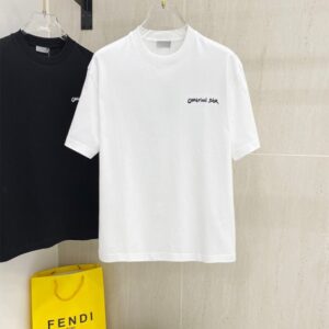 디올 반팔 라운드넥 티셔츠