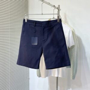 루이비통 로고 자카드 탄력 미드웨스트 캐주얼 반바지