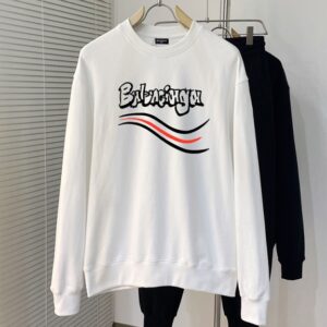 발렌시아가 더블 레이어 헤비 레터 티셔츠