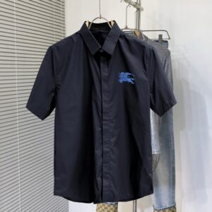 버버리 최신 남성 필수품 반팔 셔츠 100% 천연 면