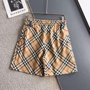 버버리 3-라벨 컴플리트 2025년 여름 신상품 남성 캐주얼 반바지