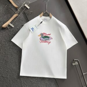 버버리 25SS 최신 최고급 핸드 페인팅 반팔 티셔츠