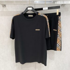 버버리 남녀공용 클래식 반팔 티셔츠 세트