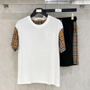 버버리 남녀공용 클래식 반팔 티셔츠 세트