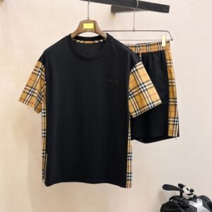 버버리 클래식 반팔 슈트 세트