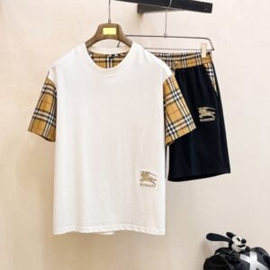 버버리 클래식 반팔 슈트 세트