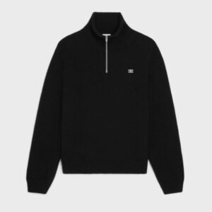 셀린* 캐시미어 블렌드 집업 스웨터 니트