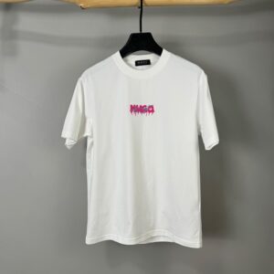 에르메스 로고 프린트 반팔 티셔츠