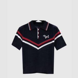 톰브라운 프린트 니트 톱