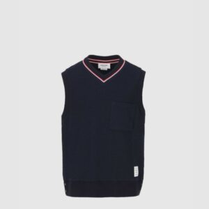 톰브라운 로고 프린트 반팔