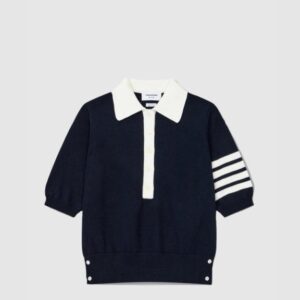 톰브라운 로고 프린트 반팔