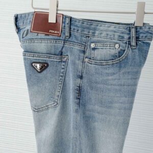 프라다 남성용 패셔너블 스트레이트 진