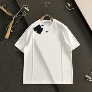 프라다 라벨 퓨전 클래식 반팔 티셔츠