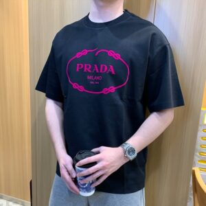 프라드 오트쿠튀르 원단 반팔 티셔츠