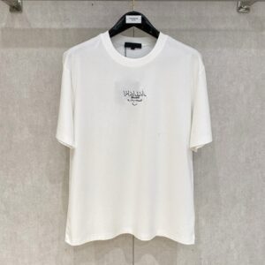 프라다 클라우드 코튼 반팔 티셔츠
