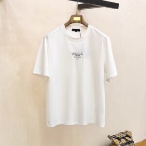 프라다 클라우드 코튼 반팔 티셔츠