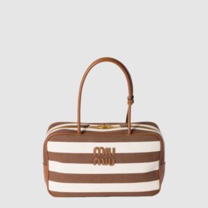 미우미우 캔버스 및 가죽 보백 5BB163