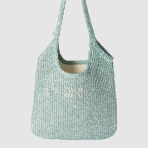 미우미우 아이비 스팽글 메쉬 백 5BG231