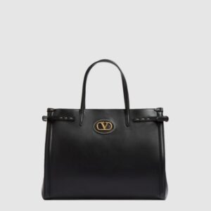 발렌티노 가라바니 앙티브 미디엄 카프스킨 쇼퍼백