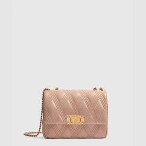 발렌티노 가라바니 퀼티 67 퀼팅 나파 가죽 미디엄 숄더백 6W2B0R07XCA