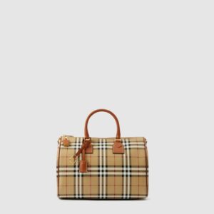 버버리 미디엄 체크 볼링 백 80920851