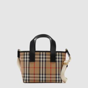 버버리 체크 토트 80782461