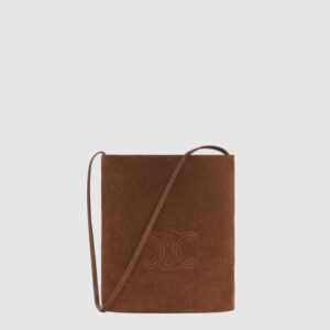 셀린* 버킷 트리옹프 엠보싱 스웨이드 카프스킨 194953