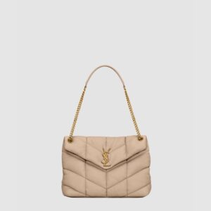 생로랑 나파 퀼팅 가죽 소재 PUFFER 미디엄 577475