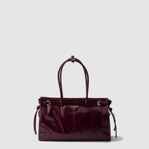 프라다 보니 라지 가죽 핸드백 1BA433