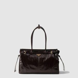 프라다 라지 가죽 핸드백 1BA433