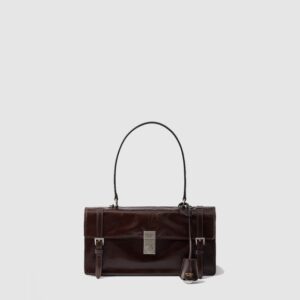 프라다 미디엄 가죽 핸드백 1BN026