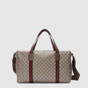 구찌 웹(WEB) 라지 더플백 758664