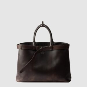 프라다 벨트가 달린 나파 가죽 프라다 버클백 2VG126