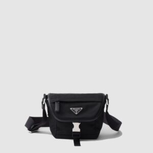 프라다 리나일론 및 사피아노 가죽 숄더백 2VD070