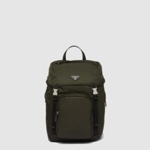 프라다 리나일론 및 사피아노 가죽 백팩 2VZ135